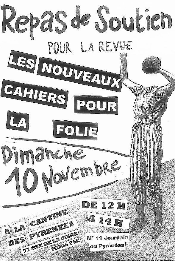 nouveaux cahiers pour la folie